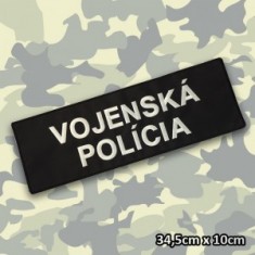 VOJENSKÁ POLÍCIA náš. chrbát