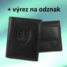 Peňaženka koža - znak SR