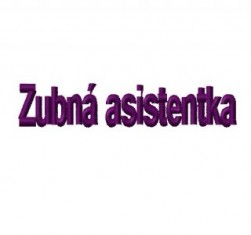 Zubná asistentka - nápis